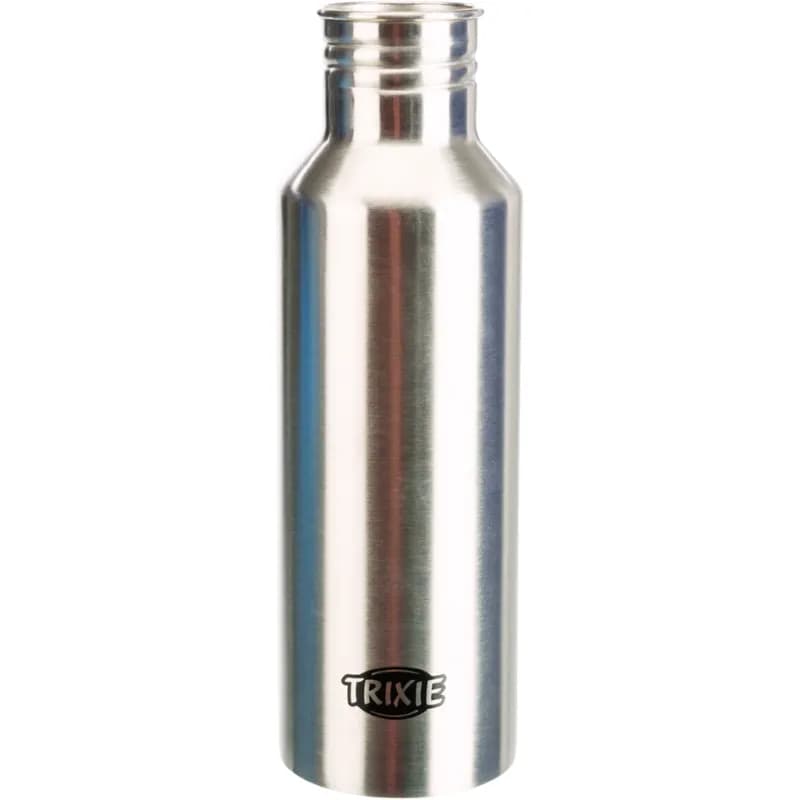 Flasche mit Trinknapf 750 ml – Praktische Lösung für die Wasserversorgung deines Hundes unterwegs!