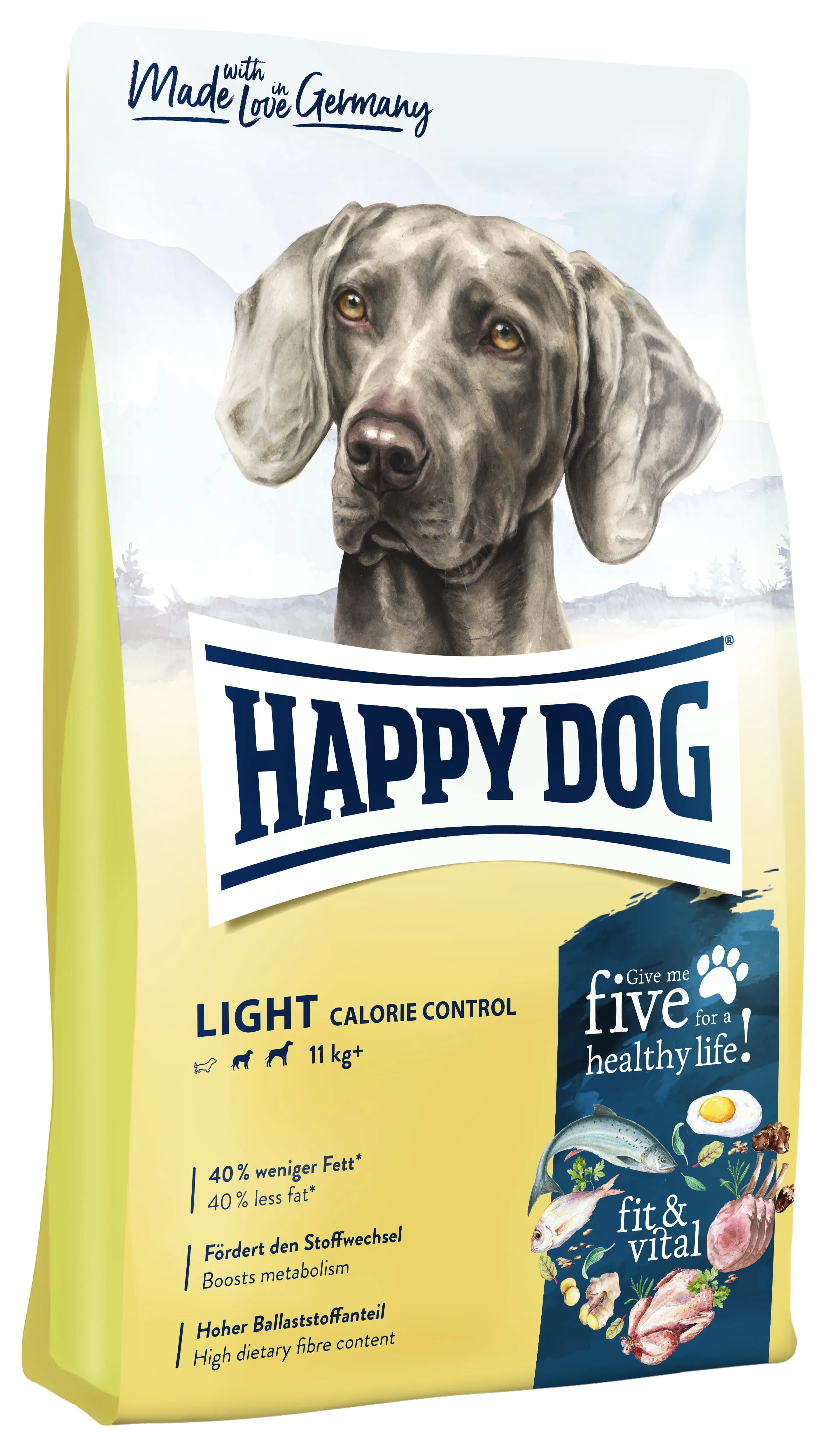 Happy Dog Fit & Vital – Light Calorie Control Leicht genießen, gesund bleiben!