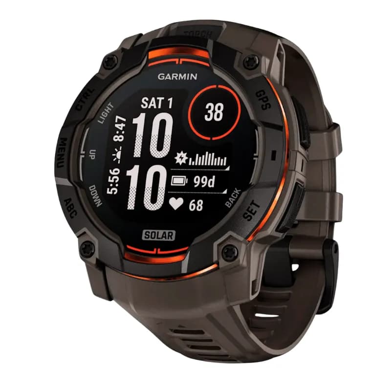 Instinct 3 – Solar Sportuhr von Garmin – Unbegrenzte Energie für deine Outdoor-Abenteuer!