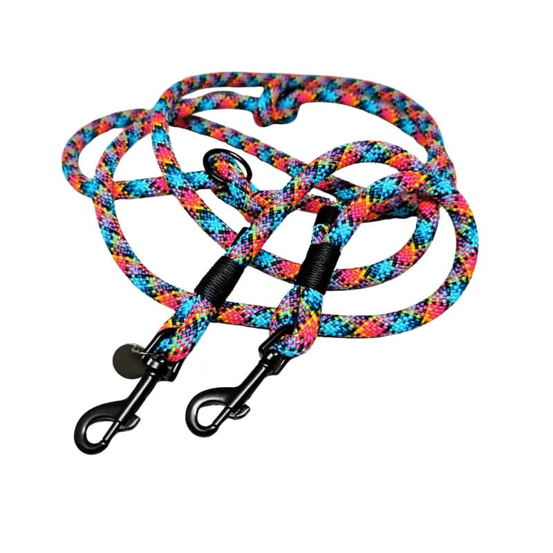 Harlekin Mini – Verstellbare Leine von Taikahiiri – Farblicher Akzent für deinen Hund mit perfektem Komfort!