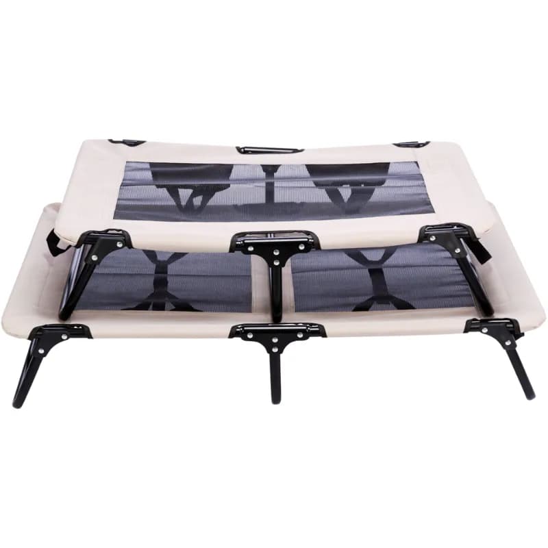 Hundeliege, beige/schwarz – Komfortables Hundebett für Qutor von Trixie für erholsame Ruhepausen!