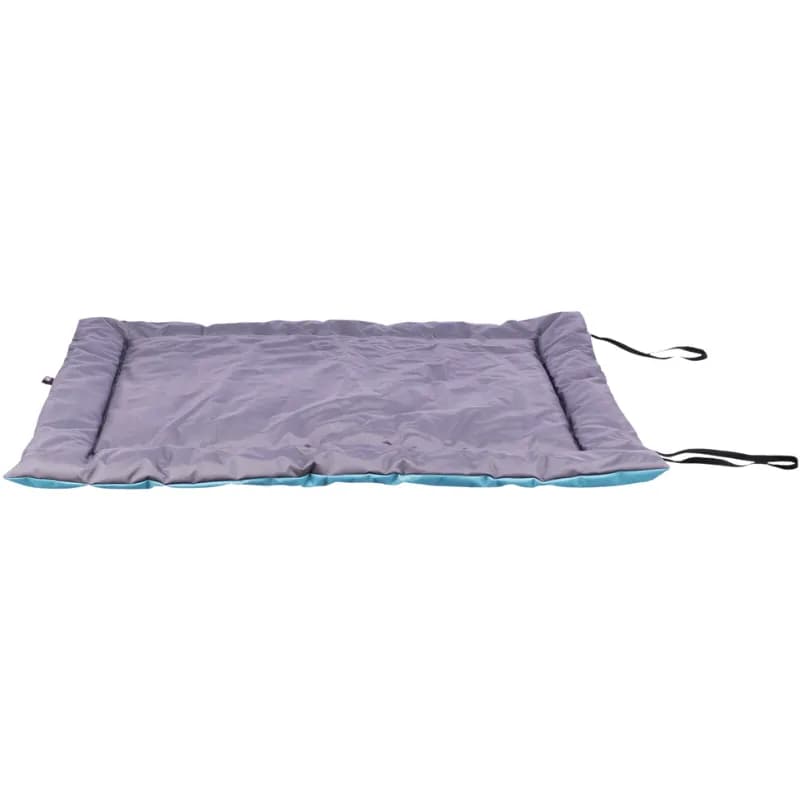 Reisedecke Samoa Classic, eisblau/grau – Ideal für draußen, Hundedecke von Trixie für unterwegs fèr Heise Tage!