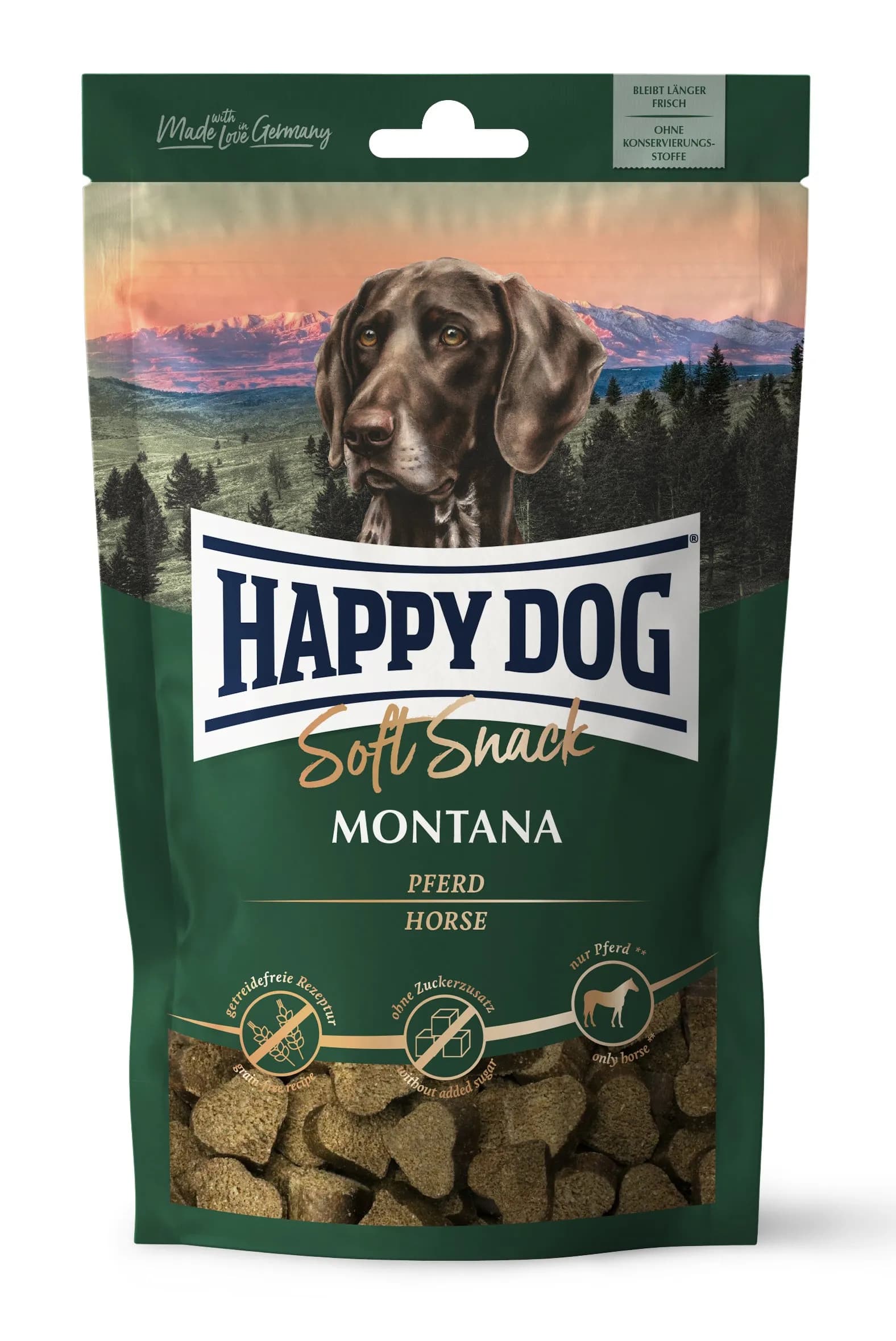 Happy Dog Soft Snack Montana – Hypoallergener Pferde-Snack für sensible Genießer!