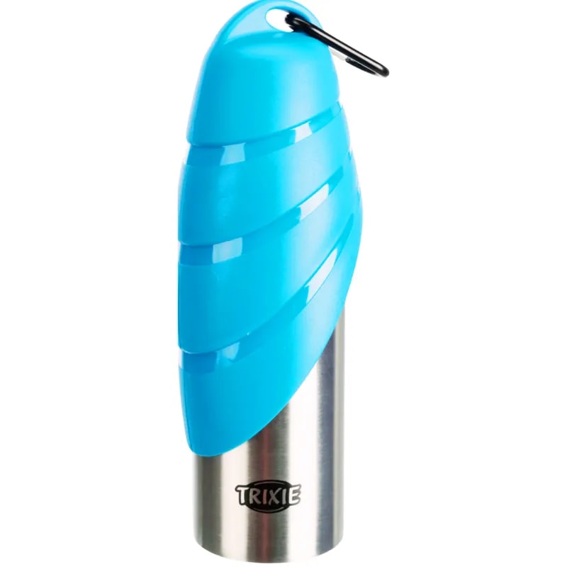 Flasche mit Trinknapf 750 ml – Praktische Lösung für die Wasserversorgung deines Hundes unterwegs!