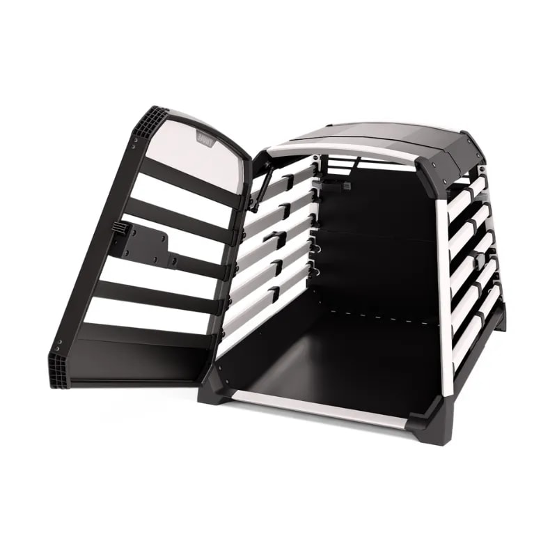 Hundebox Allax – Robuste und sichere Aufbewahrungslösung für deinen Hund auf Reisen!